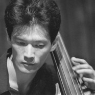 Adrian playing bass